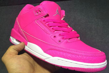Women's Jordan 3(III) Air Pink Basketball shoes size 36-40 BB