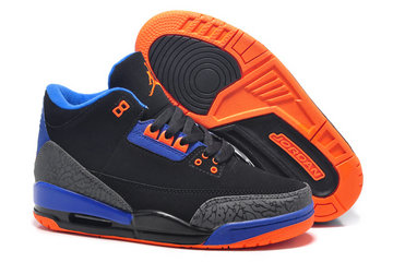 Women's Jordan 3(III) Black authentic Air shoes 36-40 02