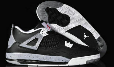 Women's Jordan 4(IV) Air Black Basketball shoes 2 size 36-40