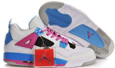 Women's Jordan 4(IV) Pink White Basketball shoes size 36-40