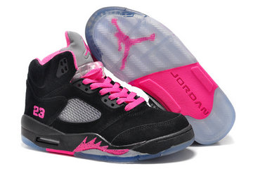 Women's Jordan 5(V) Black authentic Air shoes 36-40