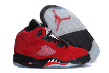 Women's Jordan 5(V) red authentic Air shoes 36-40 2