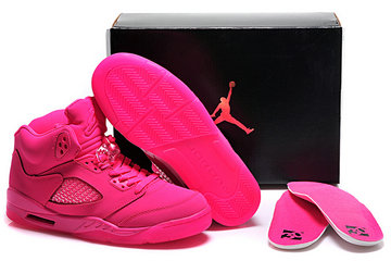 Women's Jordan 5(V) red authentic Air shoes 36-40