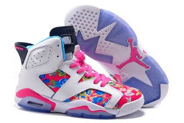 Women's Jordan 6(VI) AAA authentic Air shoes 36-40