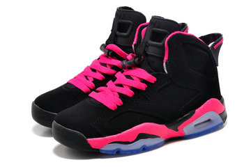 Women's Jordan 6(VI) black red authentic Air shoes 36-40