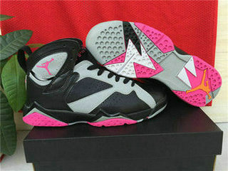 Women's Jordan 7(VII) Grey black authentic Air shoes 36-40 1