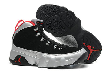 Women's Jordan 9(IX) Black color authentic Air shoes 36-40 1