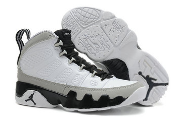 Women's Jordan 9(IX) White color authentic Air shoes 36-40 1