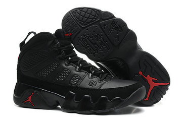 Women's Jordan 9(IX) black color authentic Air shoes 36-40 3