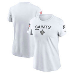 Women's New Orleans Saints 2024 Salute To Service T-shirt