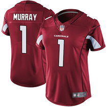 Women's Nike Arizona Cardinals  #1 Kyler Murray Red Vapor Untouchable Authentic Stitched NFL Jersey