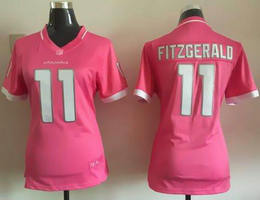 Women's Nike Arizona Cardinals #11 Larry Fitzgerald Pink Authentic Stitched NFL jersey