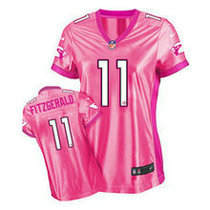 Women's Nike Arizona Cardinals #11 Larry Fitzgerald Pink New Be Luv'd Authentic stitched NFL jersey