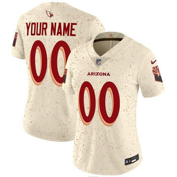 Women's Nike Arizona Cardinals Custom Black Rivalries Authentic stitched NFL jersey
