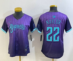 Women's Nike Arizona Diamondbacks #22 Josh Naylor Purple 2025 City MLB Jersey
