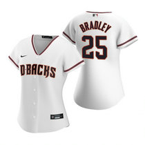 Women's Nike Arizona Diamondbacks #25 Archie Bradley White Authentic Stitched Baseball jersey