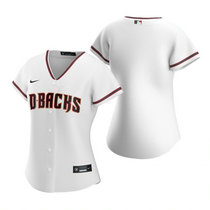 Women's Nike Arizona Diamondbacks Blank White Authentic Stitched Baseball jersey