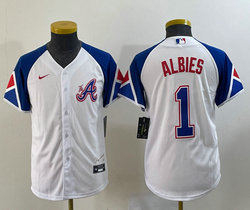 Women's Nike Atlanta Braves #1 Ozzie Albies 2023 City Authentic Stitched MLB Jersey