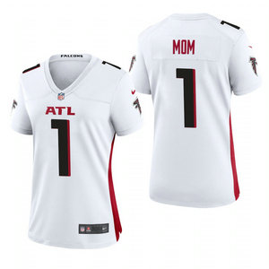 Women's Nike Atlanta Falcons #1 Dad Black 2021 Mother's Day Authentic Stitched NFL Jersey