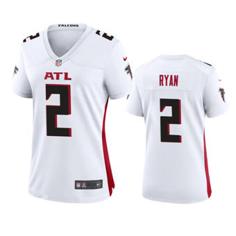 Women's Nike Atlanta Falcons #2 Matt Ryan White Game Authentic Stitched NFL Jersey
