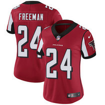 Women's Nike Atlanta Falcons #24 Devonta Freeman Red Vapor Untouchable Authentic Stitched NFL Jerseys