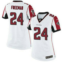 Women's Nike Atlanta Falcons #24 Devonta Freeman White Authentic Stitched NFL Jerseys