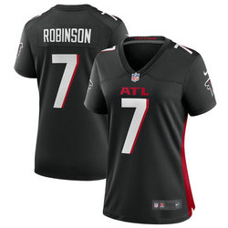 Women's Nike Atlanta Falcons #7 Bijan Robinson Black Vapor Untouchable Authentic Stitched NFL Jerseys