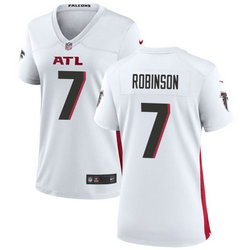 Women's Nike Atlanta Falcons #7 Bijan Robinson White Vapor Untouchable Authentic Stitched NFL Jerseys