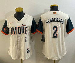 Women's Nike Baltimore Orioles #2 Gunnar Henderson Natural 2026 City MLB Jersey