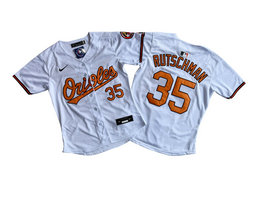Women's Nike Baltimore Orioles #35 Adley Rutschman White Limited Jersey