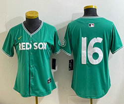 Women's Nike Boston Red Sox #16 Jarren Duran Blue Joint Authentic Stitched MLB Jersey