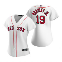 Women's Nike Boston Red Sox #19 Jackie Bradley Jr. White Authentic Stitched MLB jersey