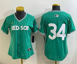 Women's Nike Boston Red Sox #34 David Ortiz Blue Joint Authentic Stitched MLB Jersey