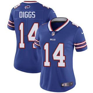 Women's Nike Buffalo Bills #14 Stefon Diggs Blue Vapor Untouchable Authentic Stitched NFL Jersey