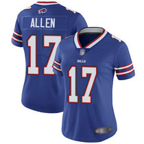 Women's Nike Buffalo Bills #17 Josh Allen Royal Vapor Untouchable Authentic stitched NFL jersey