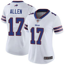 Women's Nike Buffalo Bills #17 Josh Allen White Vapor Untouchable Authentic stitched NFL jersey