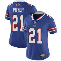 Women's Nike Buffalo Bills #21 Jordan Poyer Royal Blue Vapor Untouchable Limited Authentic Stitched NFL Jersey