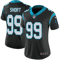 Women's Nike Carolina Panthers #99 Kawann Short Black Vapor Untouchable Limited Authentic Stitched NFL Jersey
