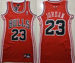 Women's Nike Chicago Bulls #23 Michael Jordan Red Dress