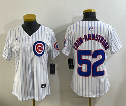 Women's Nike Chicago Cubs #52 Pete Crow-Armstrong White Authentic Stitched MLB Jersey