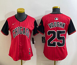 Women's Nike Chicago White Sox #25 Andrew Vaughn Red City MLB Jersey