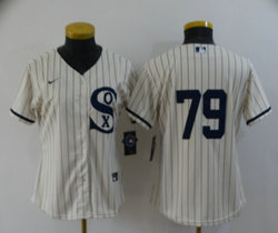 Women's Nike Chicago White Sox #79 Jose Abreu 2021 Field of Dreams Game Authentic Stitched MLB Jersey