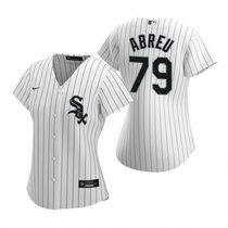 Women's Nike Chicago White Sox #79 Jose Abreu White Authentic Stitched MLB Jersey