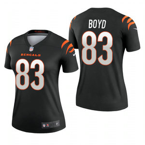 Women's Nike Cincinnati Bengals #83 Tyler Boyd Black 2021 Vapor Untouchable Jersey