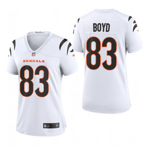 Women's Nike Cincinnati Bengals #83 Tyler Boyd White 2021 Vapor Untouchable Jersey
