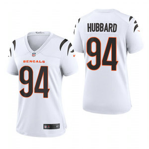 Women's Nike Cincinnati Bengals #94 Sam Hubbard White 2021 Vapor Untouchable Jersey