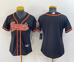 Women's Nike Cincinnati Bengals Black Joint Adults Authentic Stitched baseball jersey