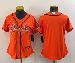 Women's Nike Cincinnati Bengals Orange Joint Adults Authentic Stitched baseball jersey