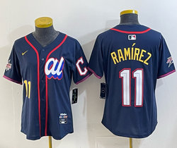 Women's Nike Cincinnati Reds #11 José Ramírez 2025 All-Star Baseball Jersey