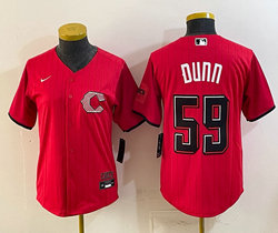 Women's Nike Cincinnati Reds #99 Justin Dunn Red 2026 City MLB Jersey